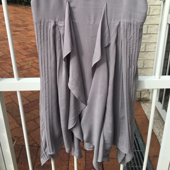 Portmans Grey Frilled Tunic Size 14 - Picture 9 of 14